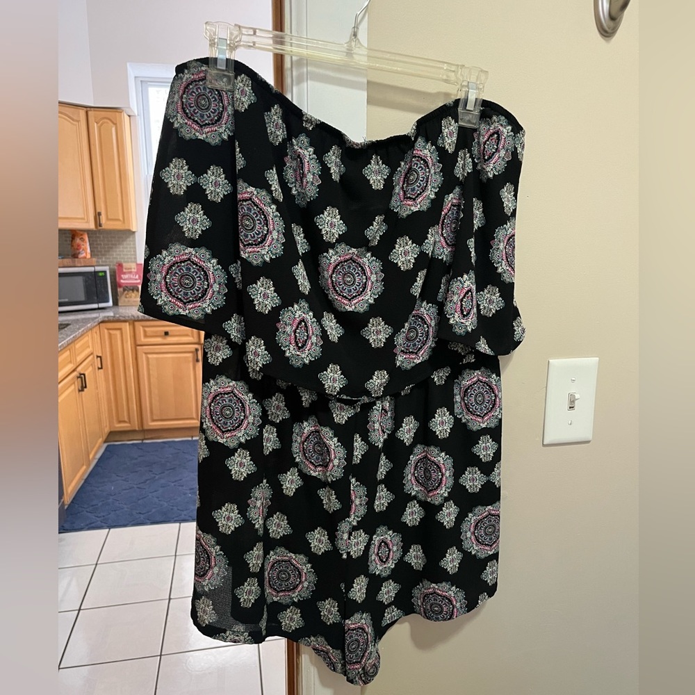 Strapless Romper